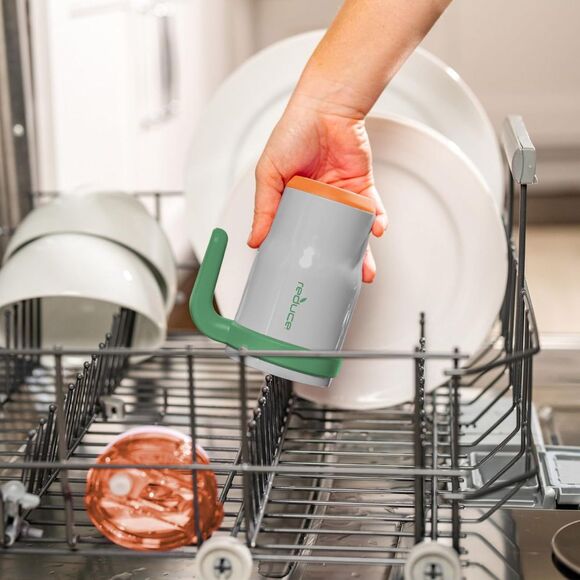 REDUCE 14oz Coldee Kids Tumbler w/ Handle & Straw - 2 Pack - Leakproof & Insulat - Picture 6 of 7